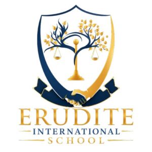 Erudite Academy logo (white background)